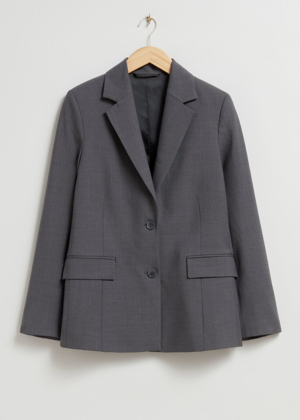 & Other Stories - Nadin Wool Blazer - Grey -
