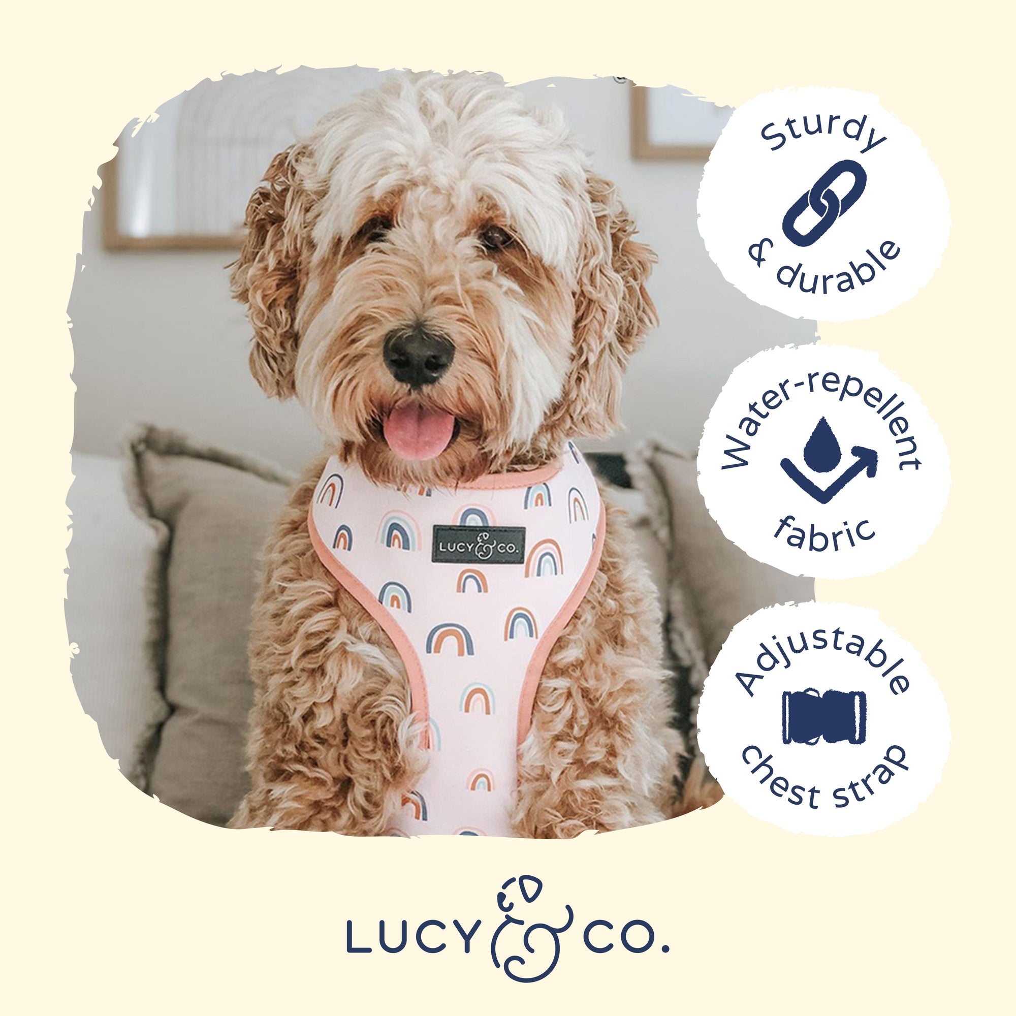 Lucy &amp; Co. - In the Clouds Reversible Harness -