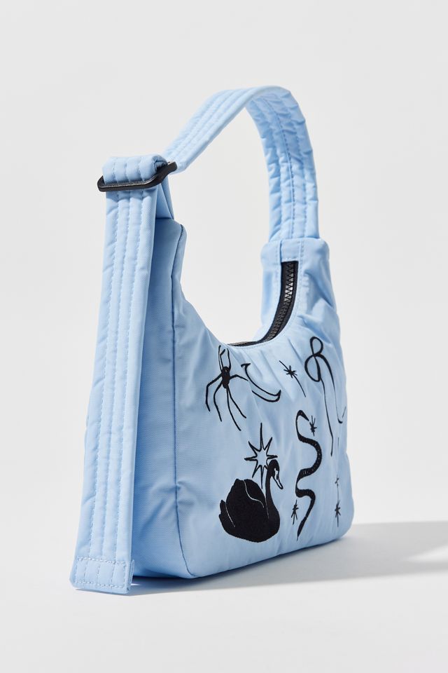 Baggu - Mini Nylon Shoulder Bag - Embroidered Ballet Icons -