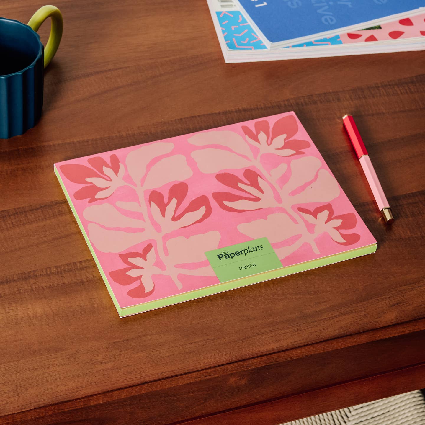 Papier - Weekly Desk Planner, Undated - Fresh Growth -