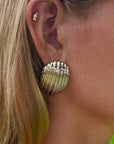 Celeste Starre - Down by the Seashore Earrings - White Gold -