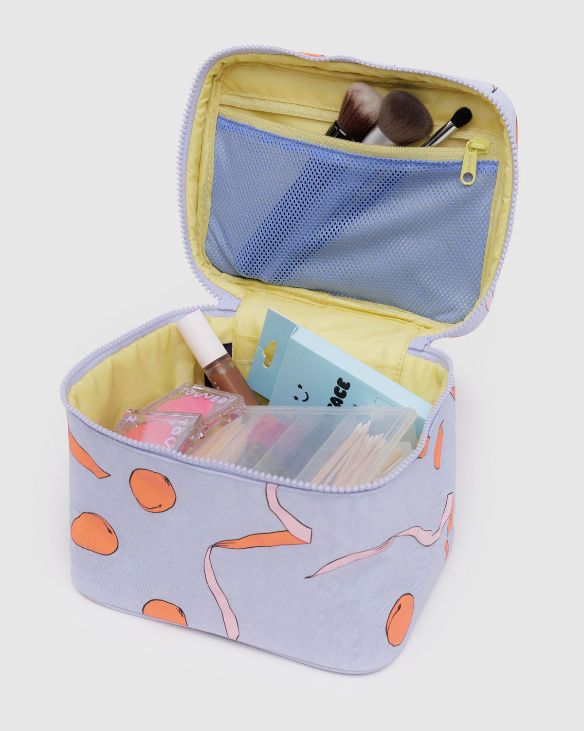 Baggu - Large Cosmetic Case - Apricots & Ribbons -