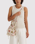 Baggu - Nylon Drawstring Bag - Abstract Floral -