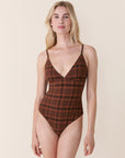 Andie Swim - The Lanikai One Piece - Sierra Plaid, Classic -