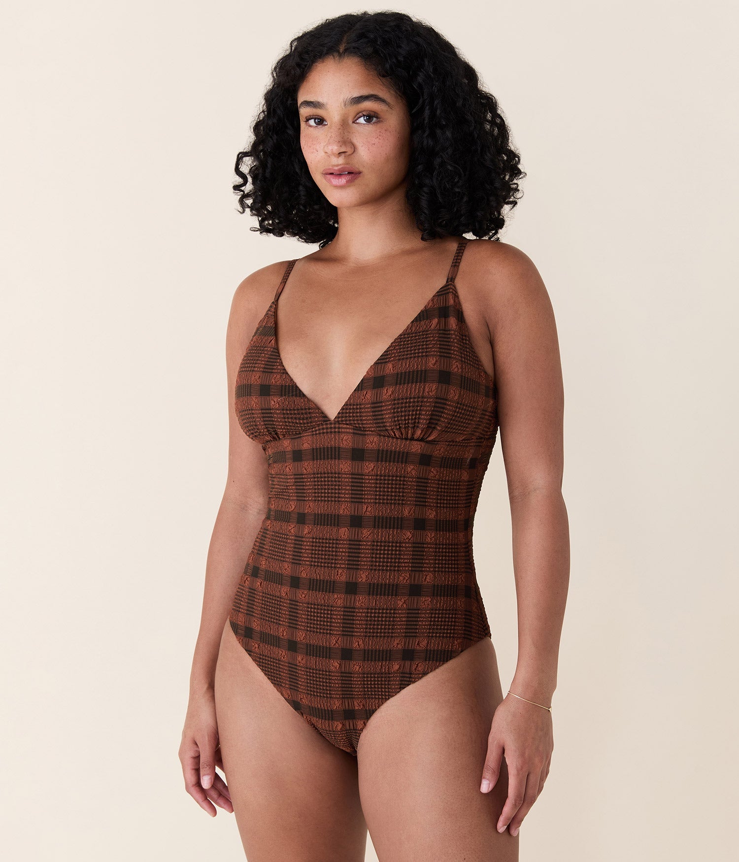 Andie Swim - The Lanikai One Piece - Sierra Plaid, Long Torso -