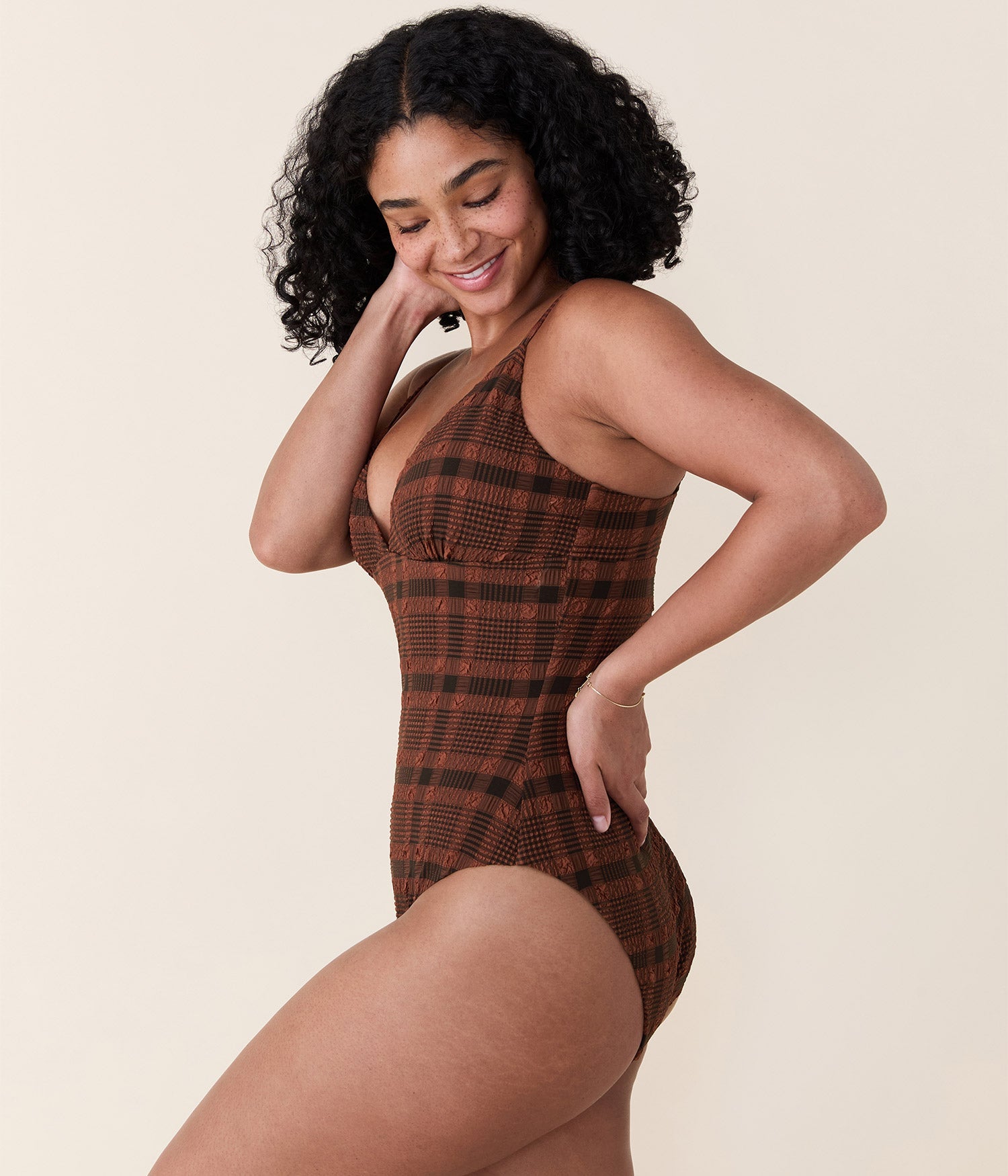 Andie Swim - The Lanikai One Piece - Sierra Plaid, Long Torso -