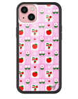 Wildflower iPhone case 15 Plus An Apple A Day Fruit Flowers