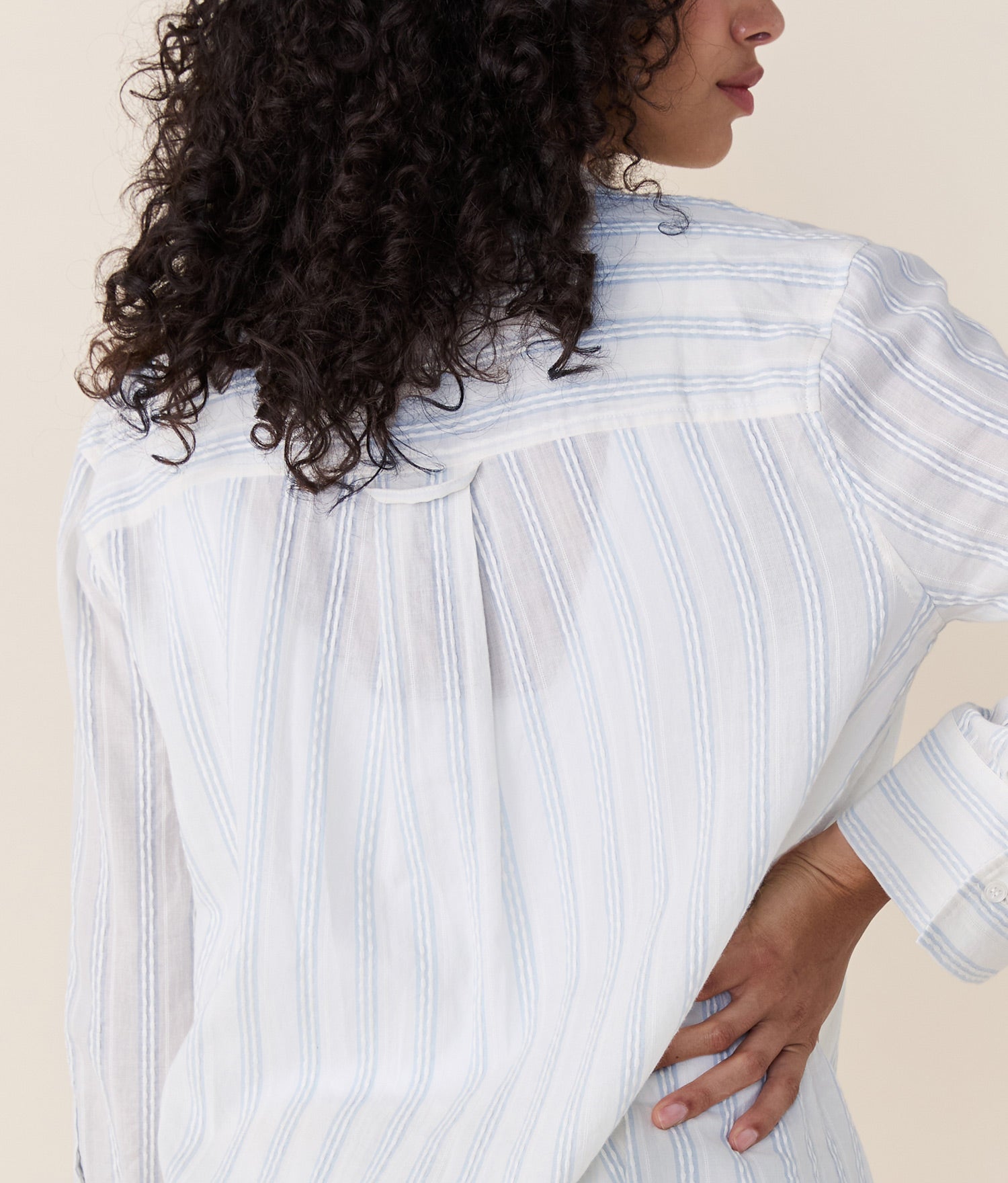 Richer Poorer - The Harbor Button Up - Feather -