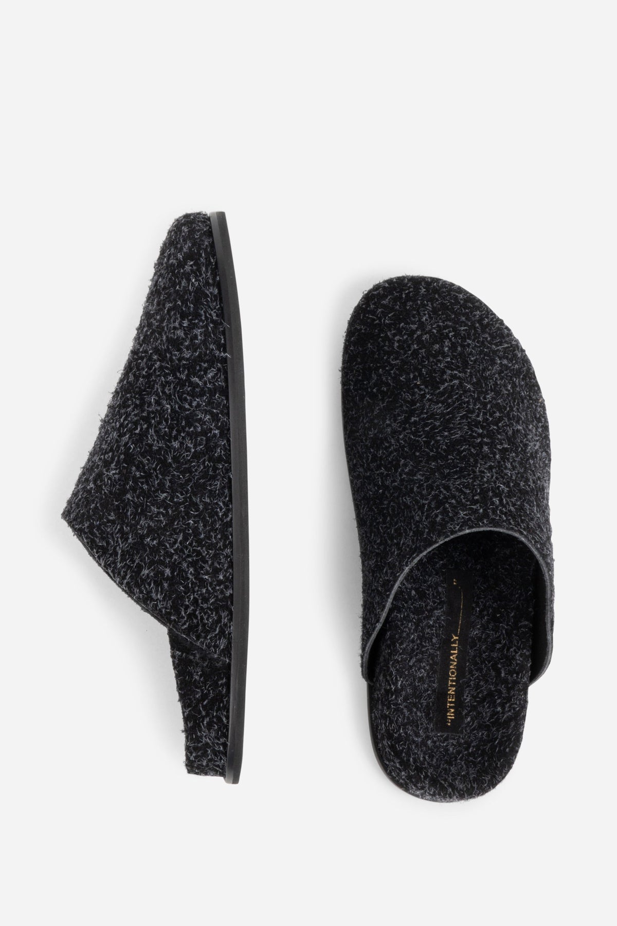 Intentionally Blank - Agatha Brushed Suede Slip On Mule -
