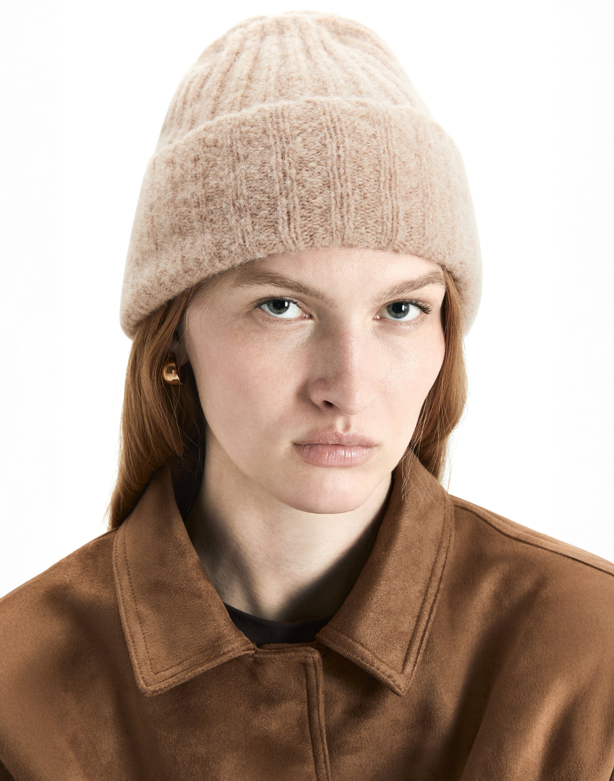 Hyer Goods - Alpaca Chunky Wool Rib Beanie -