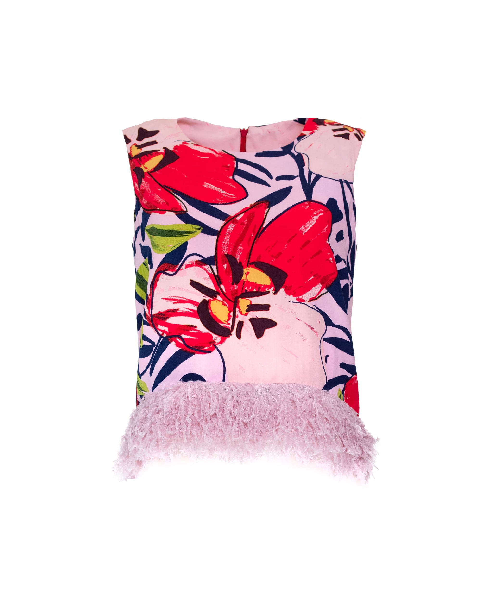 Hilary MacMillan - Feather Hem Top -
