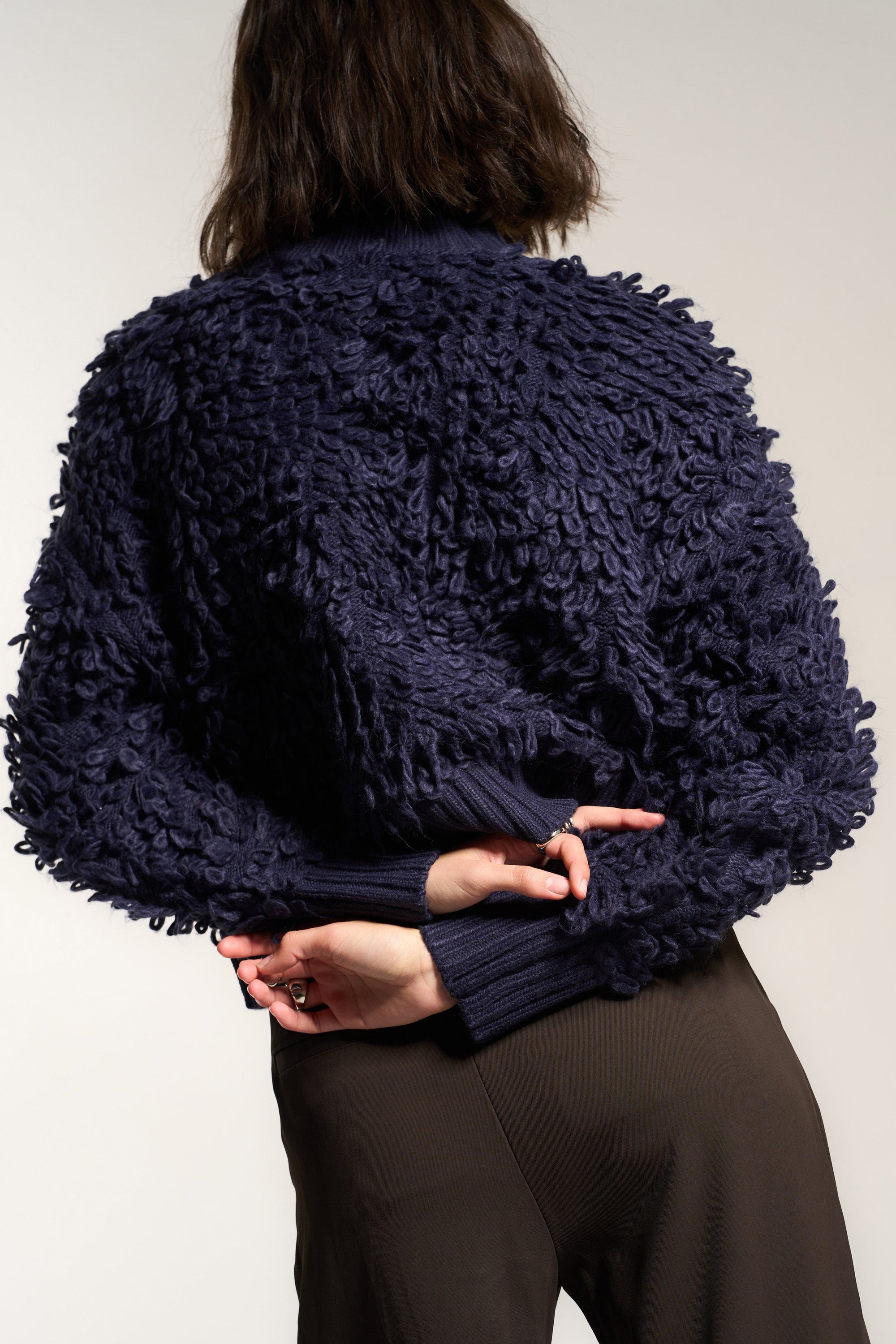 Callahan Knitwear - Amara Turtleneck - Navy -