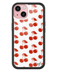 Wildflower iPhone case 15 American Cherries Red Cute