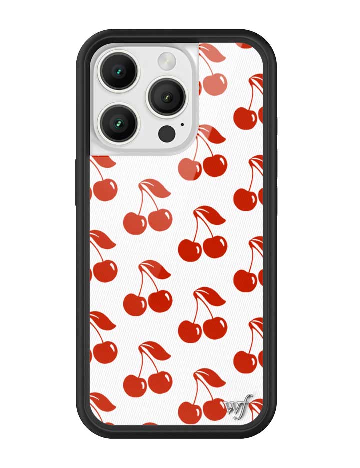 Wildflower iPhone case 16 Pro American Cherries Red Cute