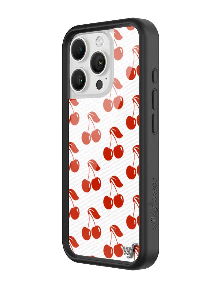 Wildflower iPhone case 16 Pro American Cherries Red Cute