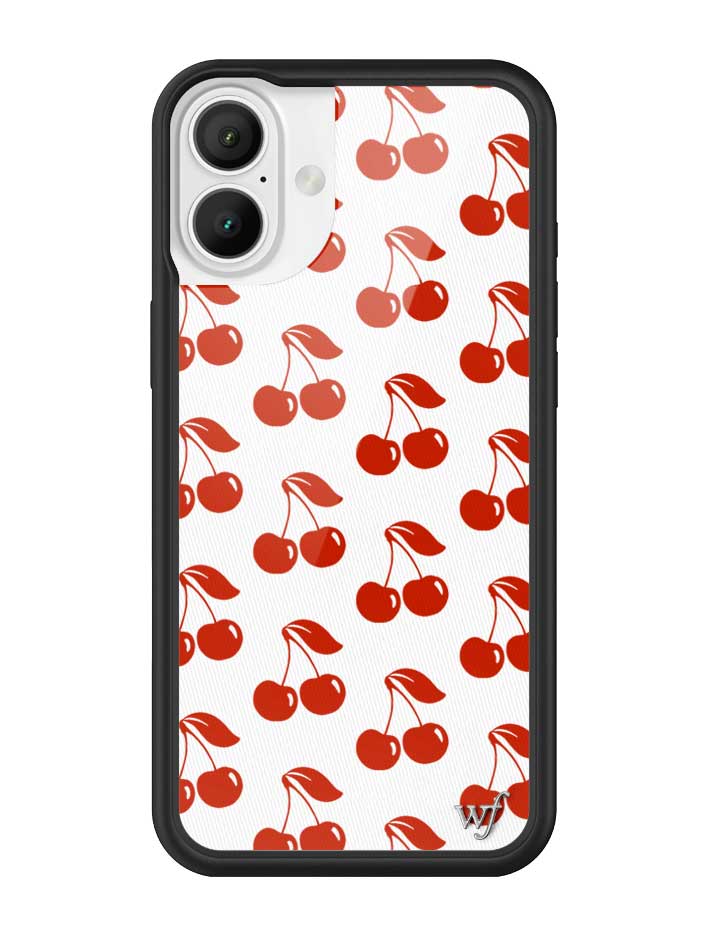 Wildflower iPhone case 16 Plus American Cherries Red Cute
