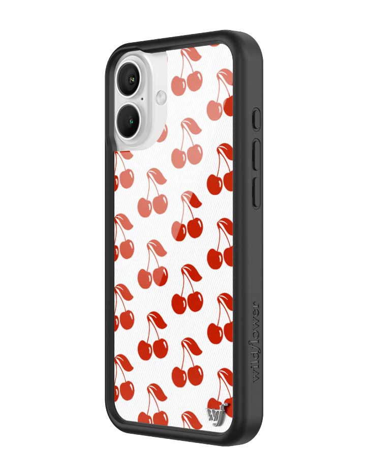 Wildflower iPhone case 16 Plus American Cherries Red Cute