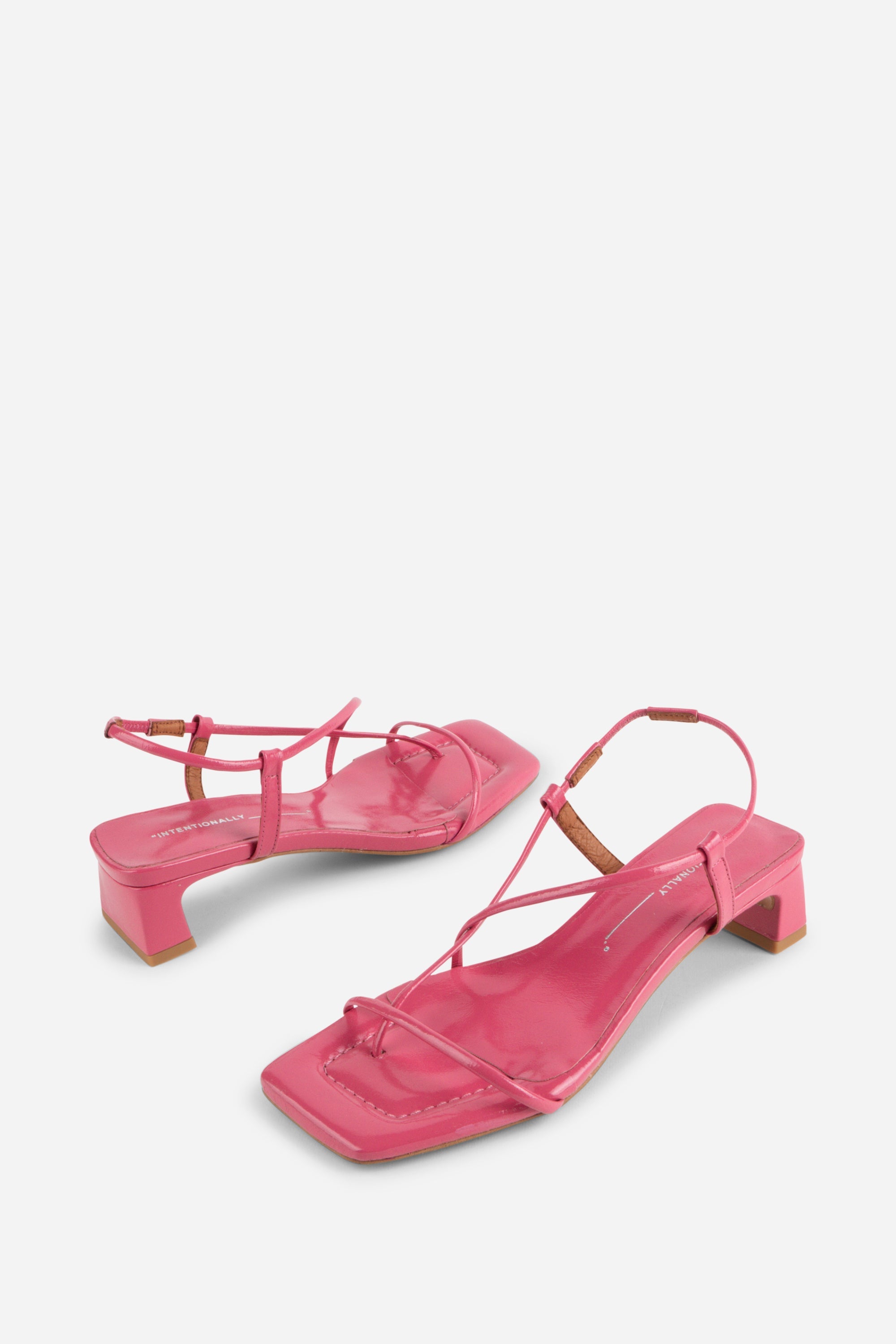 Intentionally Blank - Anca Patent Leather Heel -