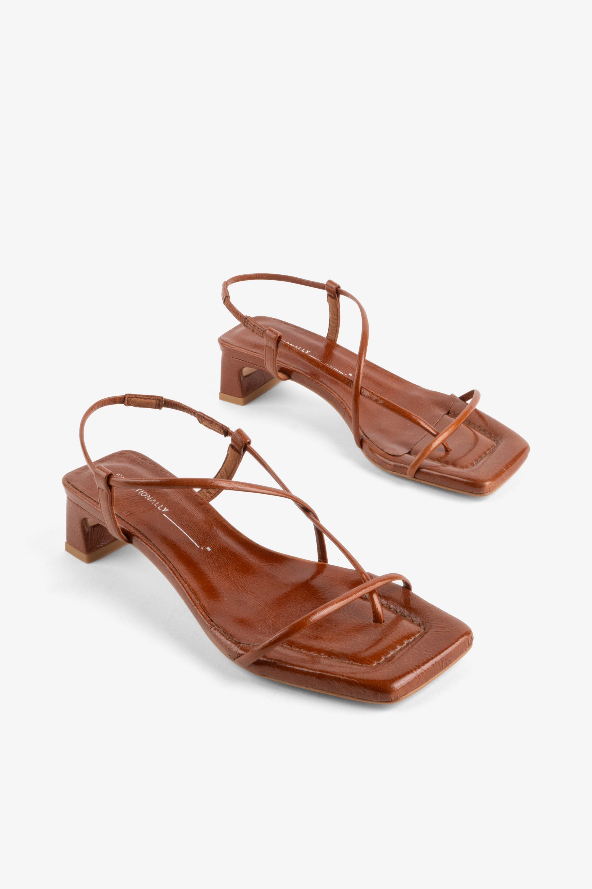 Intentionally Blank - Anca Patent Leather Heel -