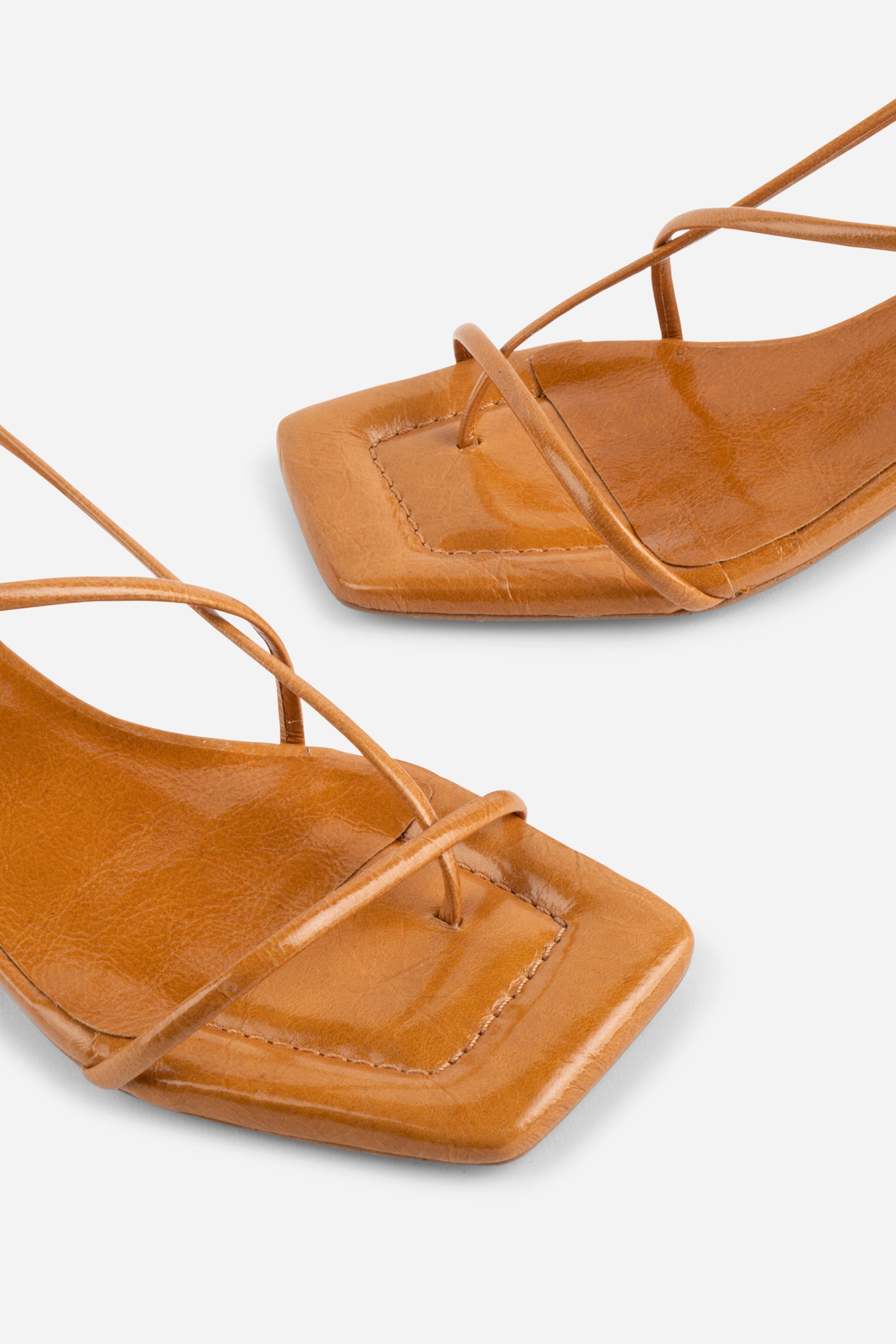 Intentionally Blank - Anca Patent Leather Heel -