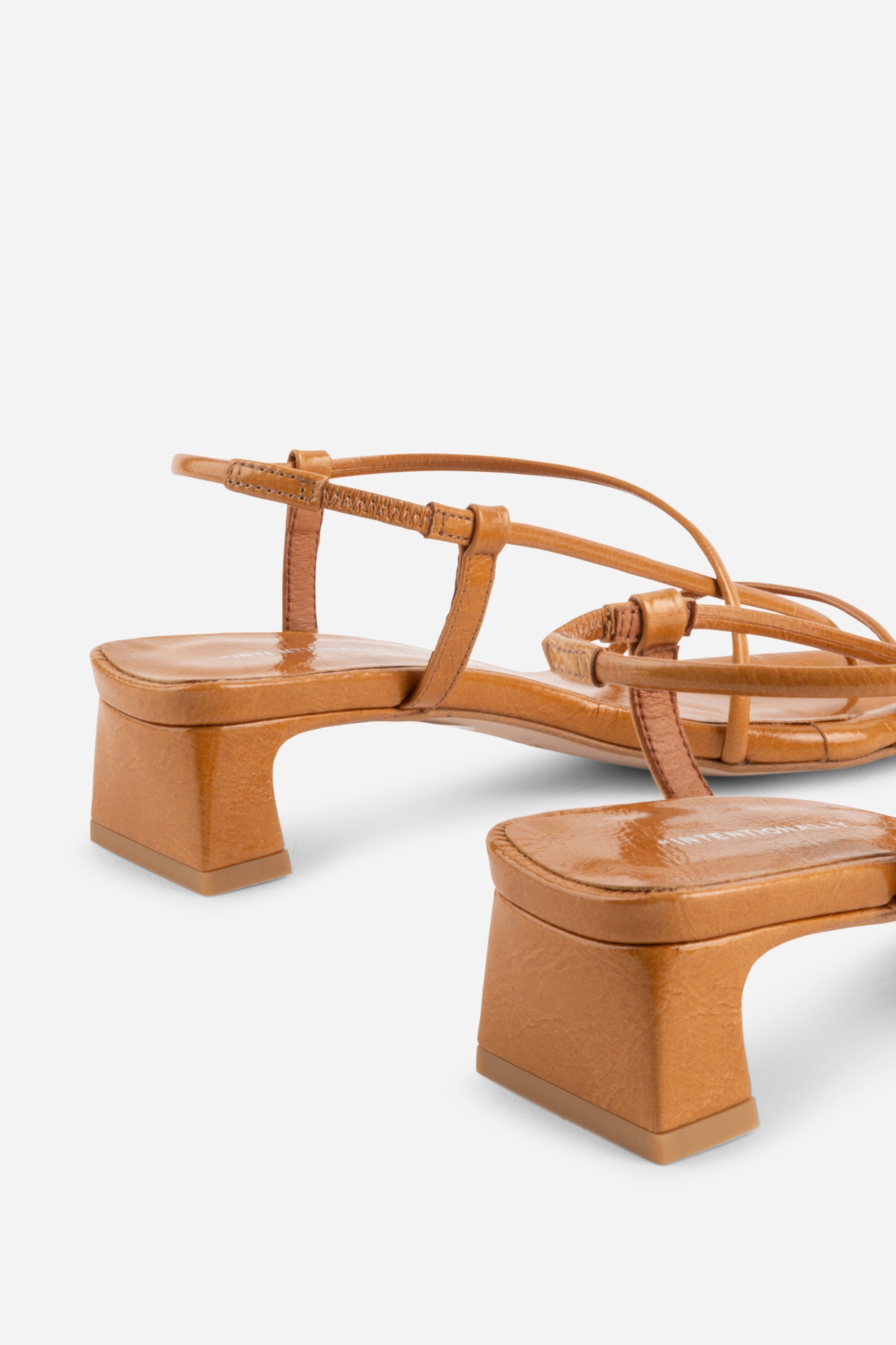 Intentionally Blank - Anca Patent Leather Heel -