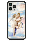wildflower iphone case 13 pro max angels blue white