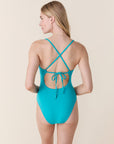 Andie Swim - The Elwood One Piece - Classic Cyan -