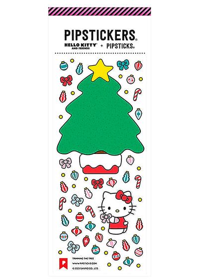 Hello Kitty Trimming The Tree