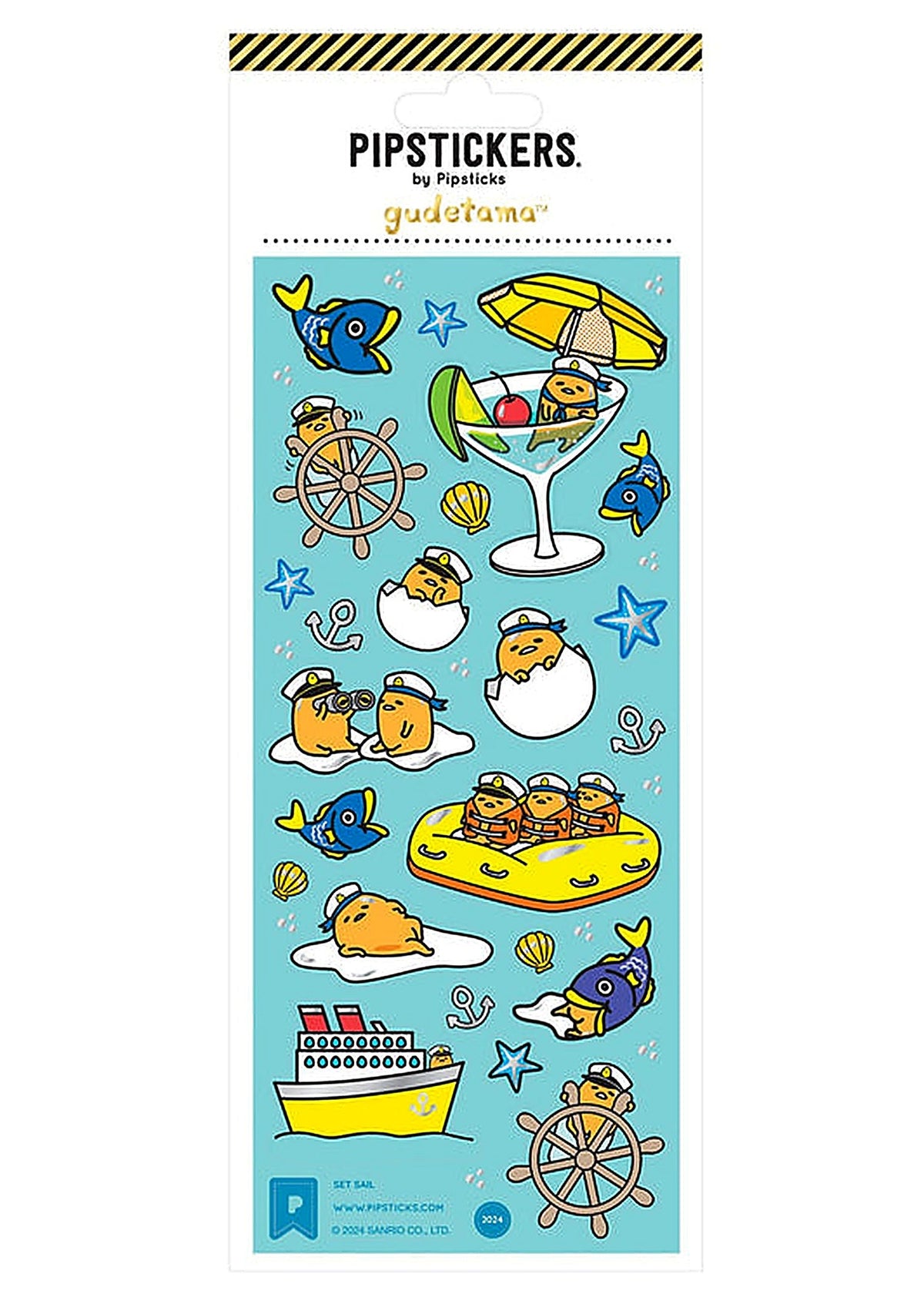 Pipsticks - Gudetama Set Sail -