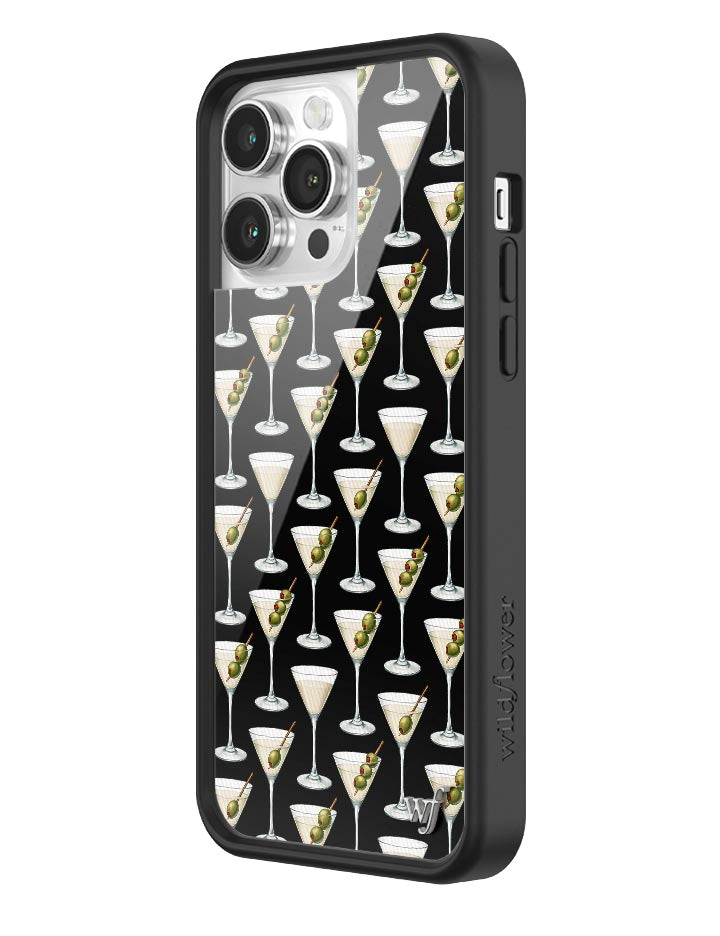 Wildflower iPhone case 14 Pro Max Ashtin Earle Olives Black Cute