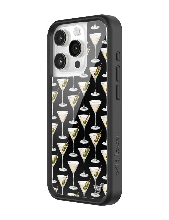 Wildflower iPhone case 15 Pro Ashtin Earle Olives Black Cute