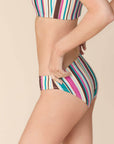 Andie Swim - Classic Bikini Bottom - Retro Stripe -