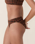 Andie Swim - The Classic Bikini Bottom - Sierra Plaid -