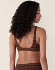 Andie Swim - The Rye Bikini Top - Sierra Plaid -