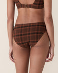 Andie Swim - The Classic Bikini Bottom - Sierra Plaid -