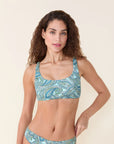 Andie Swim - Devon Bikini Top - Poolside Paisley -