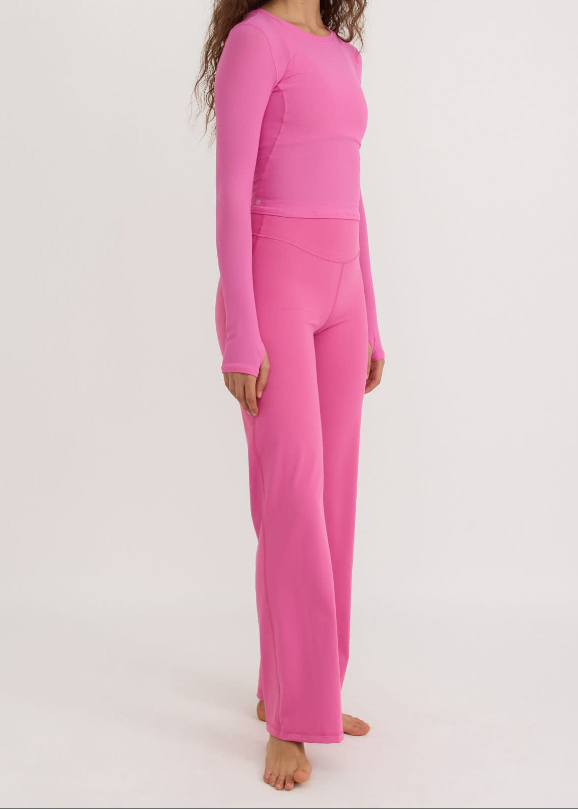 Organic Basics - Active Mesh Long Sleeve Tee - Pink -