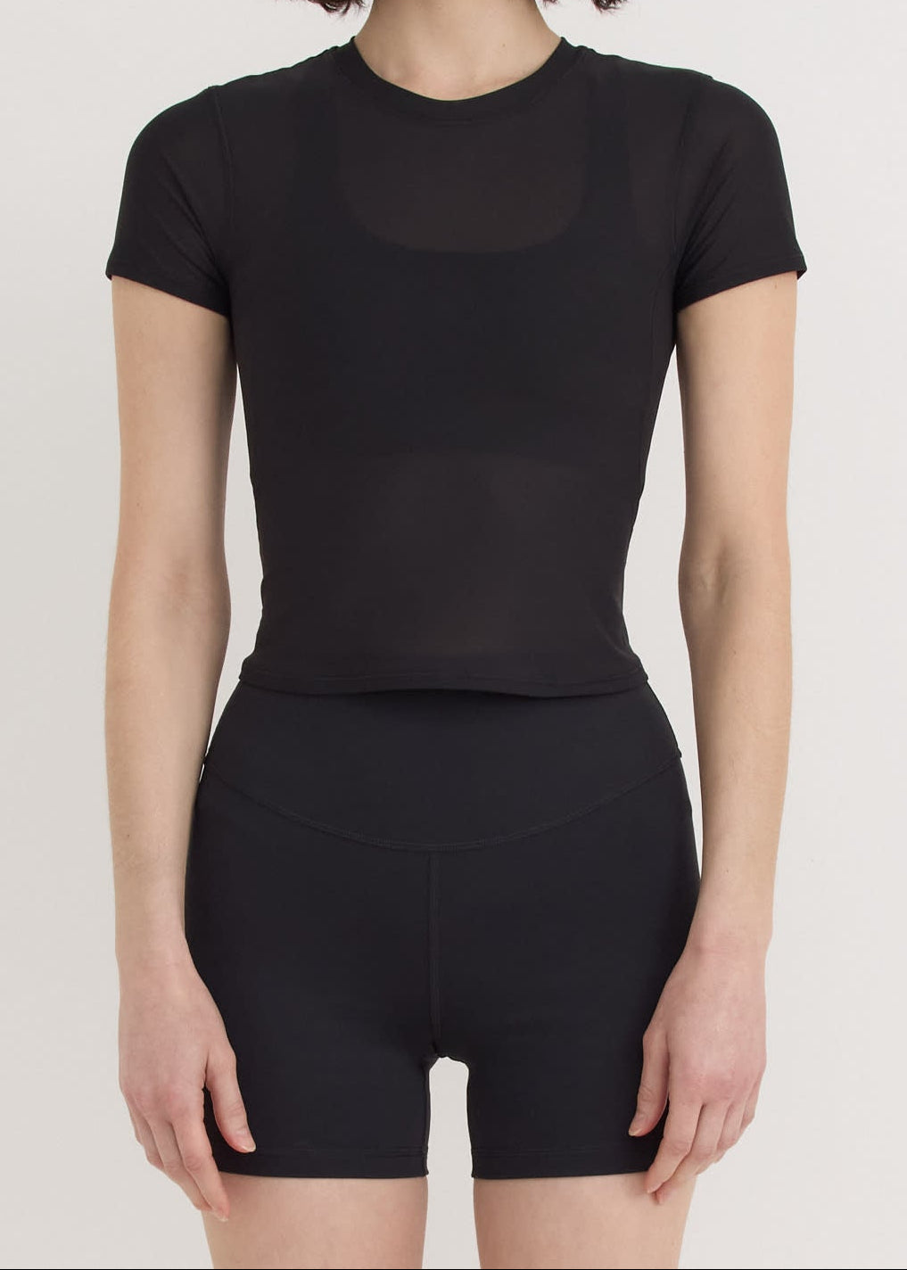 Organic Basics - Active Mesh Tee - Black -