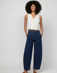 Oliver Logan - Jasper High Rise Barrel - Vintage Indigo -