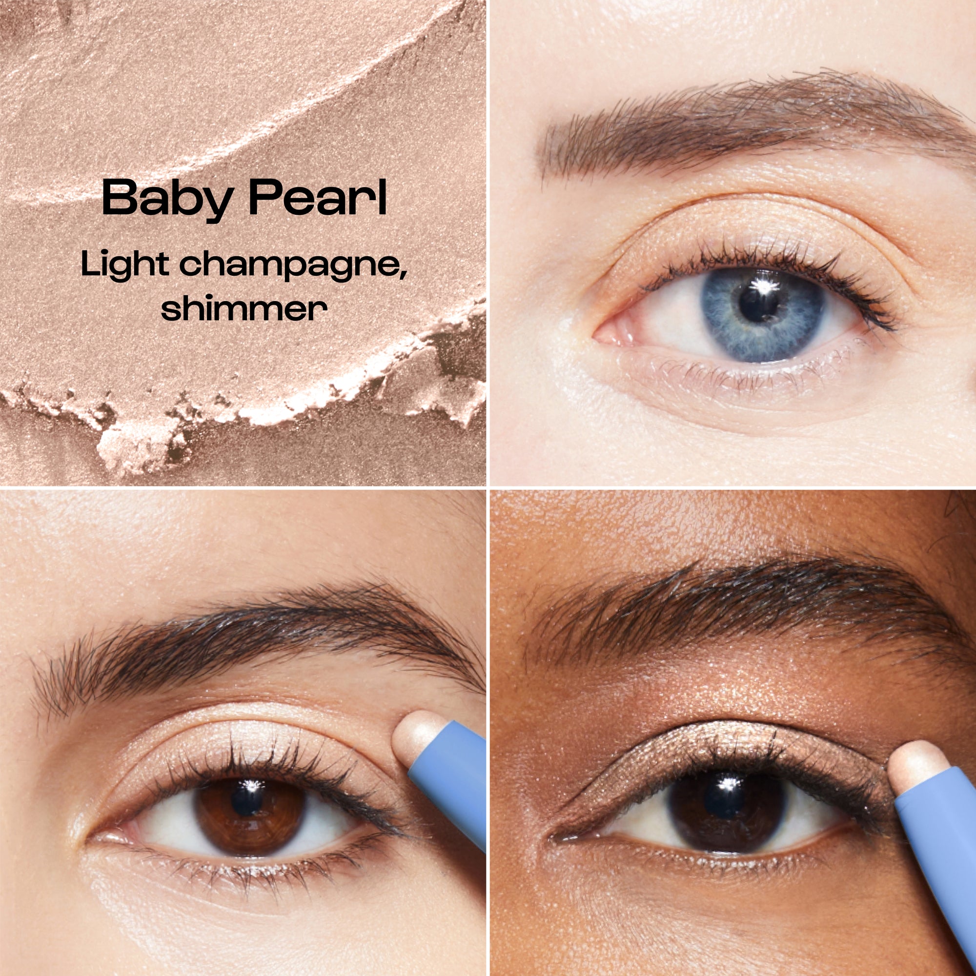 Alleyoop - 11th Hour Cream Eyeshadow & Liner Stick - Baby Pearl -