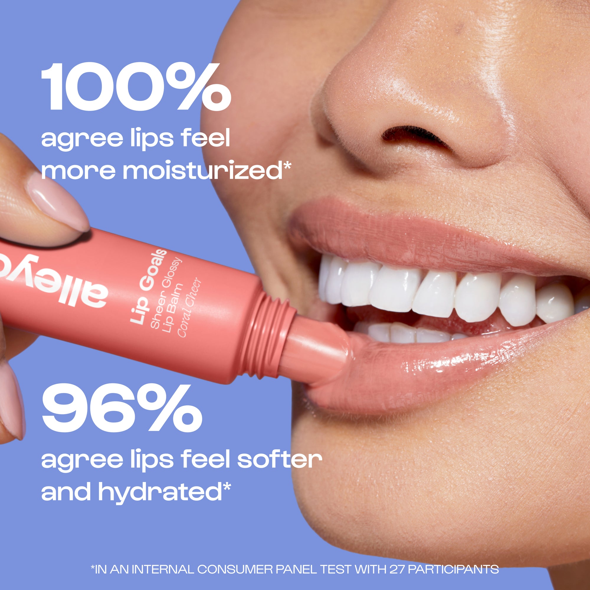 Alleyoop - Lip Goals Triple Peptide Gloss - Coral Cheer -