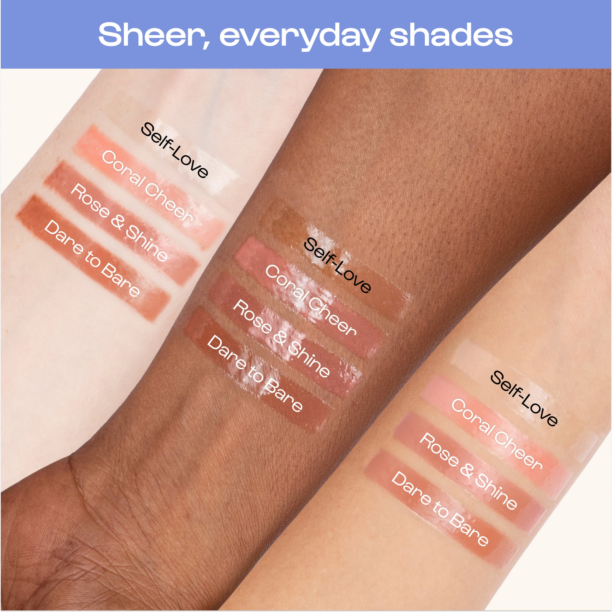 Alleyoop - Lip Goals Triple Peptide Gloss - Dare to Bare -