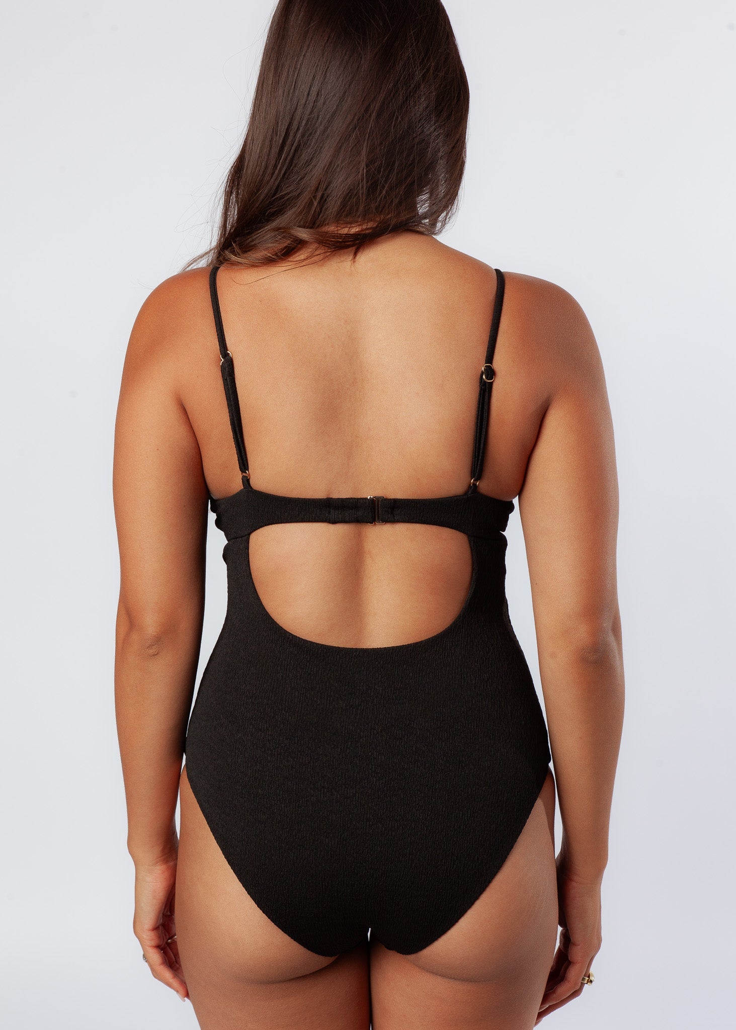 Serei Swim - AMARA One-Piece - Textured Black -