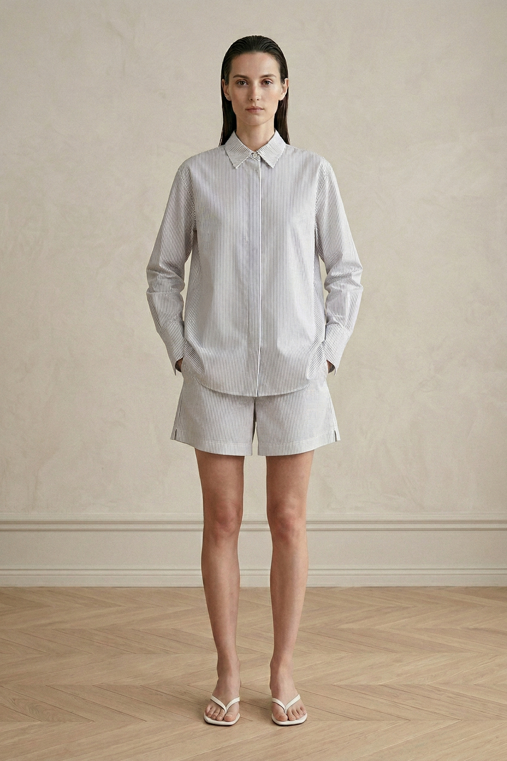 Gergana Ivanova - Isabella Shorts Cotton Stripe -