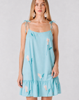 Me + Lia - Amelia Dress - Light Turquoise -
