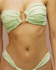 Montce - Avo Floral Tori Ties Bandeau Bikini Top -