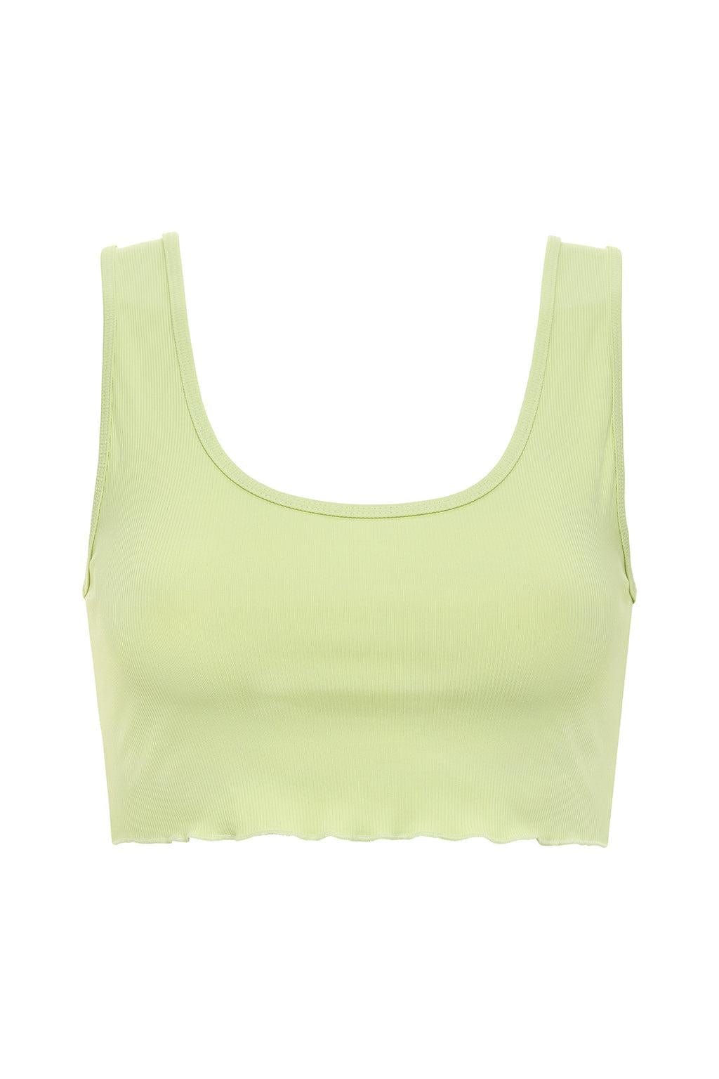 Montce - Avo Micro Rib Binded Tank Top -