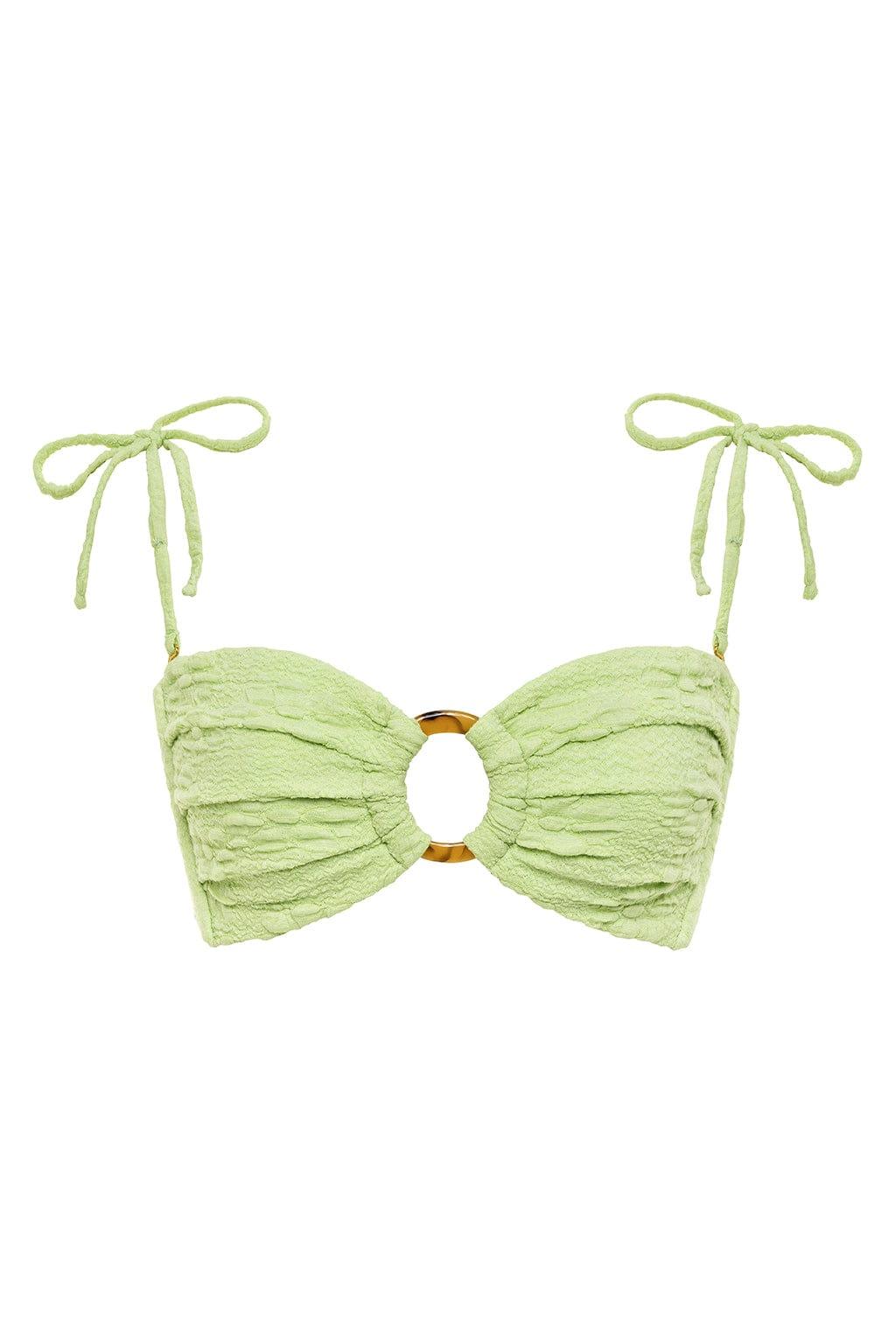 Montce - Avo Floral Tori Ties Bandeau Bikini Top -