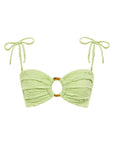 Montce - Avo Floral Tori Ties Bandeau Bikini Top -