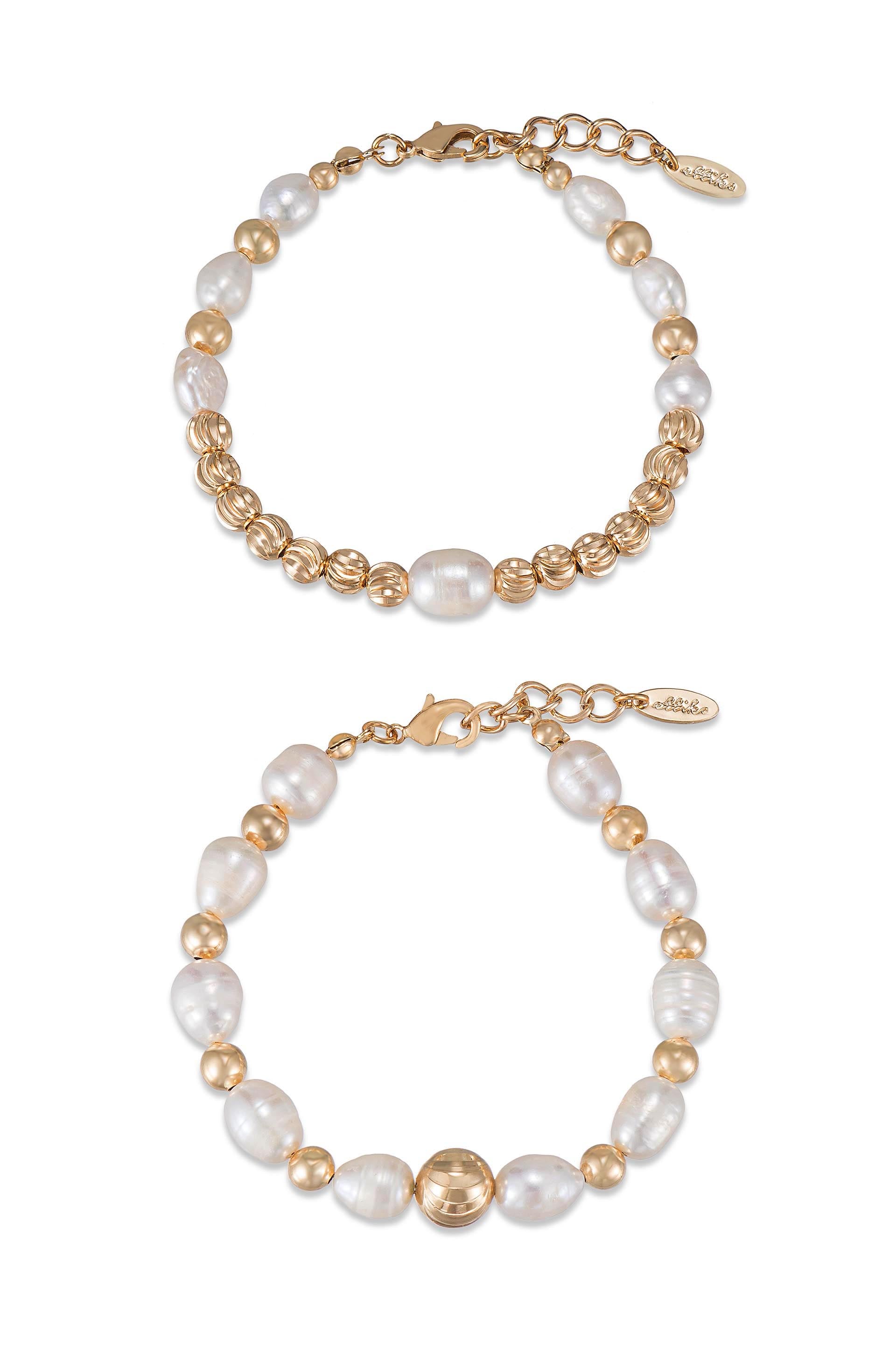 Ettika - Perfect Days Freshwater Pearl Bracelet Set -
